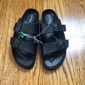 Rubber Sandals two straps comfy